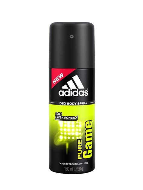 adidas deo schwarz|Adidas Pure Game Deo Body Spray 48h Deep & Aromatic 150ml.